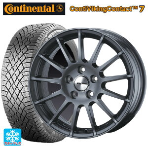 メルセデスベンツ CLA(C118)用 225/45R18 95T XL コンチネンタル コンチバイキングコンタクト7 正規品 アーヴィン F01 ガンメタリック 新品スタッドレスタイヤホイール 4本セット