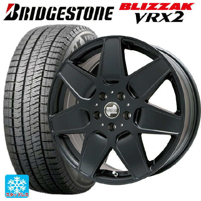 【6/15〜16限定 全品P5倍＆クーポン】ミニ ミニクロスオーバー(F60)用 225/55R17 97Q ブリヂストン ブリザック VRX2 正規品 ケレナーズ エムセブン マットブラック 新品スタッドレスタイヤホイール 4本セット