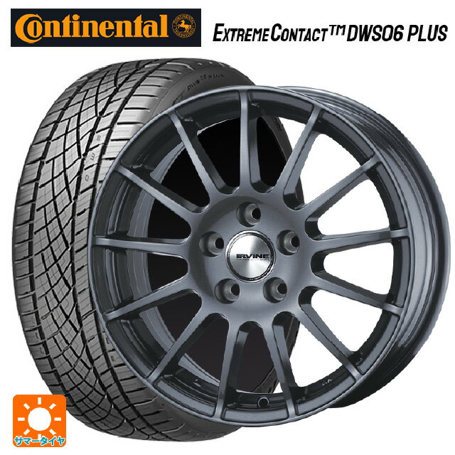 ランドローバー レンジローバー イヴォーク(LZ2系)用 235/60R18 107W XL コンチネンタル エクストリームコンタクト DWS06プラス 正規品 アーヴィン F01 # ガンメタリック 新品サマータイヤホイール 4本セット