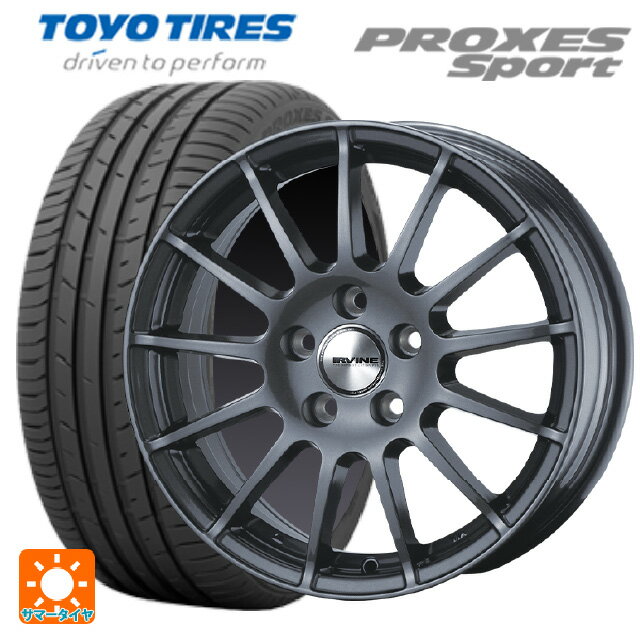 トヨタ スープラ(DB系)用 225/50R17 98Y トーヨー プロクセス スポーツ アーヴィン F01 ガンメタリック 新品サマータイヤホイール 4本セット