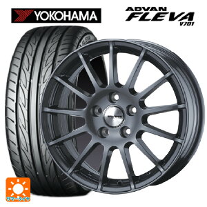 メルセデスベンツ Bクラス(W247)用 205/55R17 91V ヨコハマ アドバン フレバ V701 アーヴィン F01 ガンメタリック 新品サマータイヤホイール 4本セット