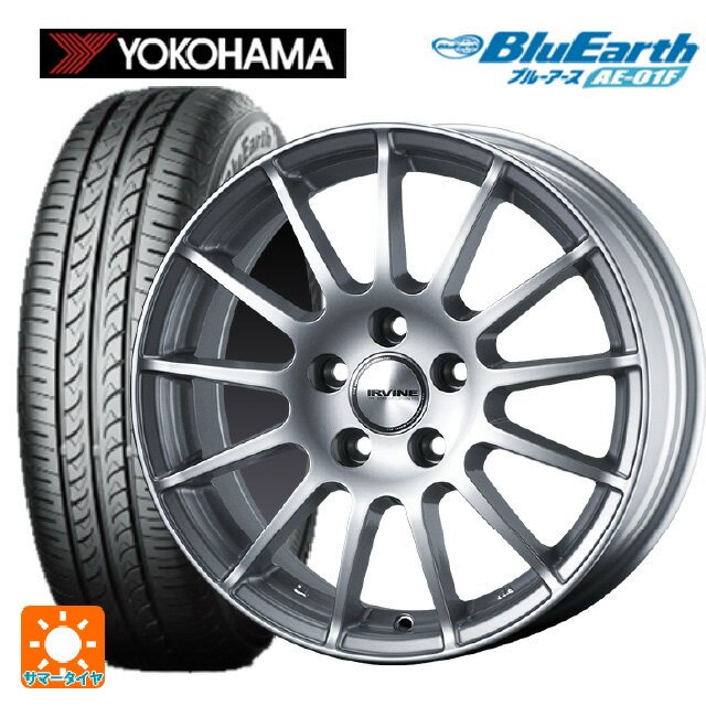 メルセデスベンツ Bクラス(W247)用 205/60R16 92H ヨコハマ ブルーアース AE01F アーヴィン F01 ハイパーシルバー 新品サマータイヤホイール 4本セット