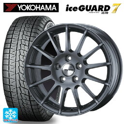 【4/25限定 抽選で最大100％ポイントバック】フィアット 500X(334系)用 215/55R17 94Q ヨコハマ アイスガード7(IG70) アーヴィン F01 # ガンメタリック 新品スタッドレスタイヤホイール 4本セット