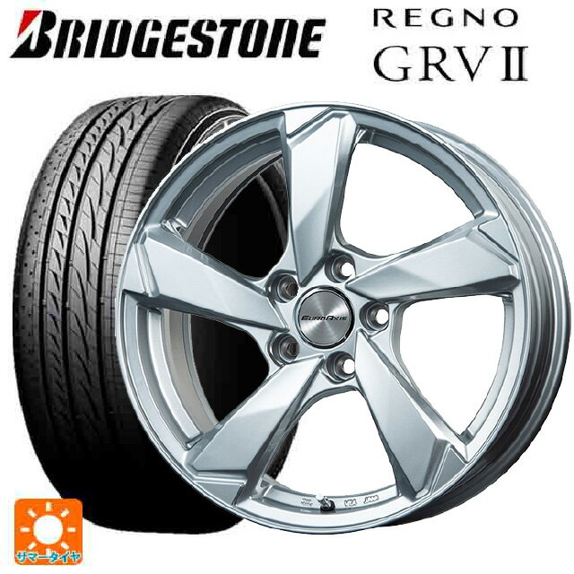 ランドローバー レンジローバー イヴォーク(LZ2系)用 235/60R18 103V ブリヂストン レグノ GRV2 正規品 # クロスエッジ シルバー 新品サマータイヤホイール 4本セット