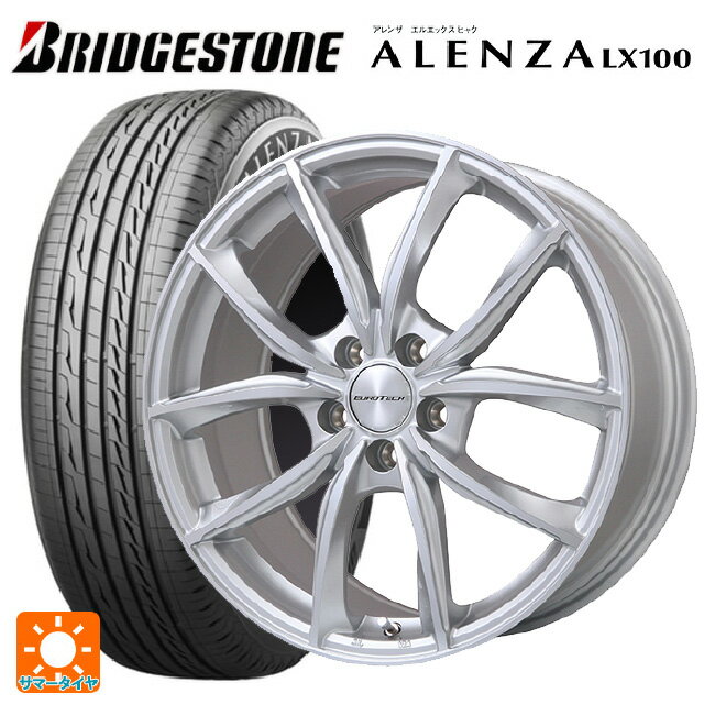 プジョー 5008(P87系)用 225/60R17 99H ブリヂストン アレンザLX100 正規品 ユーロテック VPライン シルバーポリッシュ 新品サマータイヤホイール 4本セット