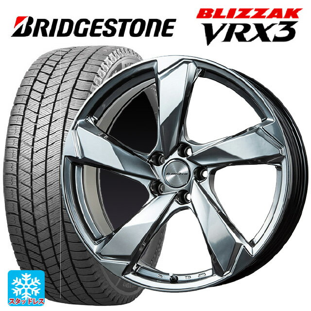 ランドローバー レンジローバー イヴォーク(LZ2系)用 235/55R19 101Q ブリヂストン ブリザック VRX3 正規品 クロスエッジ クロームハイパーシルバー 新品スタッドレスタイヤホイール 4本セット