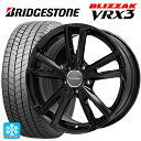 【2/17〜 最大3万円OFFクーポン】ボルボ V40クロスカントリー(MB系)用 225/45R18 91Q ブリヂストン ブリザック VRX3 # 正規品 ガヤ ソリ グロスブラック 新品スタッドレスタイヤホイール4本セット