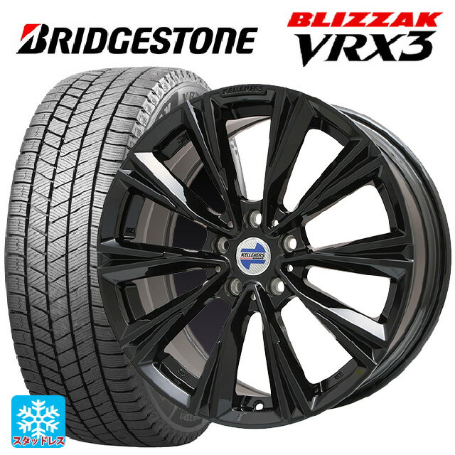 【6/15〜16限定 全品P5倍＆クーポン】ミニ ミニ(F55/F56/F57)用 205/45R17 84Q ブリヂストン ブリザック VRX3 正規品 ケレナーズ エックスライン グロスブラック 新品スタッドレスタイヤホイール 4本セット