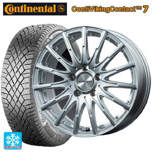 メルセデスベンツ Bクラス(W247)用 205/60R16 96T XL コンチネンタル コンチバイキングコンタクト7 正規品 エアフルト シルバー 新品スタッドレスタイヤホイール 4本セット