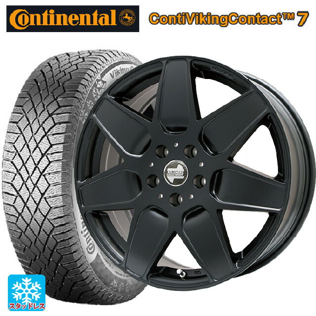 【6/15〜16限定 全品P5倍＆クーポン】ミニ ミニクロスオーバー(F60)用 225/55R17 101T XL コンチネンタル コンチバイキングコンタクト7 正規品 ケレナーズ エムセブン マットブラック 新品スタッドレスタイヤホイール 4本セット