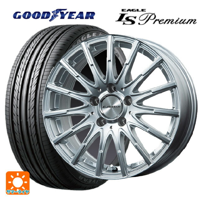 【最大3万円OFFクーポン 5/27 1:59迄】メルセデスベンツ Bクラス(W247)用 205/60R16 92H グッドイヤー イーグル LS プレミアム エアフルト シルバー 新品サマータイヤホイール 4本セット