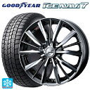 165/55R14 72Q グッドイヤー アイスナビ7(数量限定) # ウェッズ レオニス VX BMCMC 14-4.5J 国産車用 スタッドレスタイヤホイール4本セット
