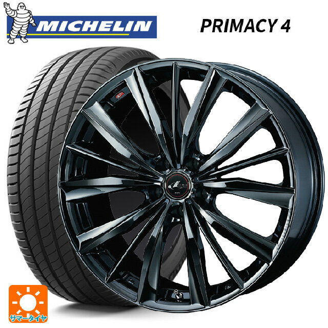 215/45R17 87W ミシュラン 正規品 プライマシー4 ウェッズ レオニス VX BMC1 17-7J 国産車用 サマータイヤホイール4本セット