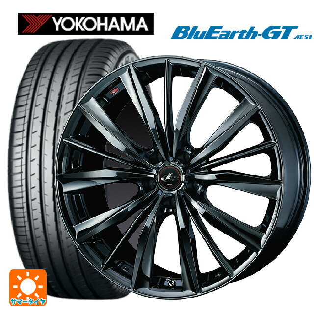 スバル レヴォーグ(VN系)用 245/40R18 97W XL ヨコハマ ブルーアースGT AE51 レオニス VX BMC1 新品サマータイヤホイール 4本セット