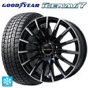 メルセデスベンツ Bクラス(W247)用 225/45R18 91Q グッドイヤー アイスナビ7(限定) # エアフルト ブラックポリッシュ 新品スタッドレスタイヤホイール 4本セット