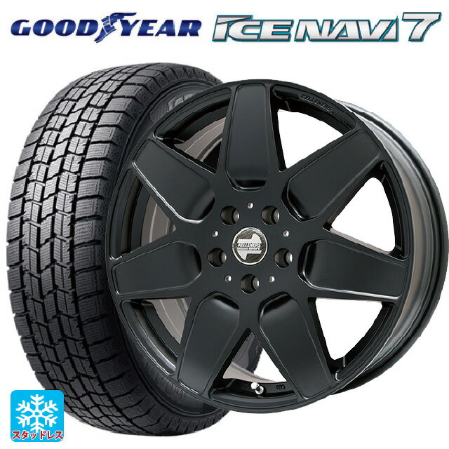 【6/15〜16限定 全品P5倍＆クーポン】ミニ ミニクロスオーバー(F60)用 2024年製 225/55R17 97Q グッドイヤー アイスナビ7(数量限定) # ケレナーズ エムセブン マットブラック 新品スタッドレスタイヤホイール 4本セット