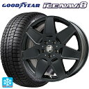 【2/17〜 最大3万円OFFクーポン】ミニ ミニクロスオーバー(F60)用 225/50R18 95Q グッドイヤー アイスナビ8 エムセブン マットブラック 新品スタッドレスタイヤホイール4本セット