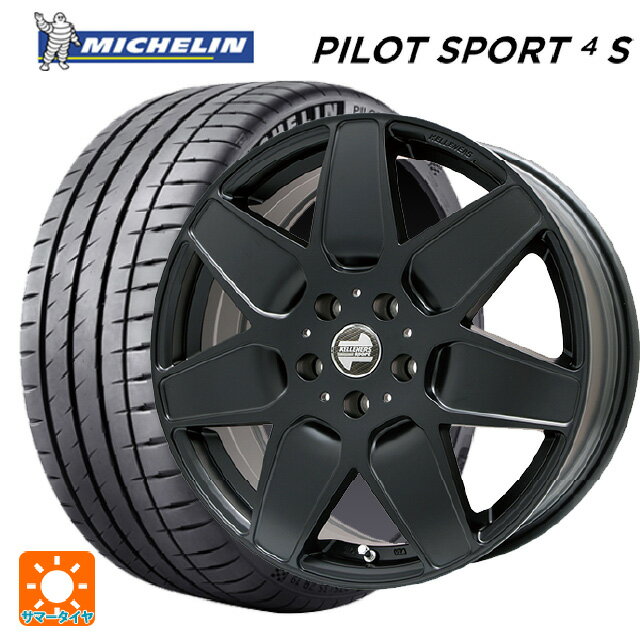 【6/15〜16限定 全品P5倍＆クーポン】ミニ ミニクロスオーバー(F60)用 225/50R18 99Y XL ミシュラン 正規品 パイロットスポーツ4S # ケレナーズ エムセブン マットブラック 新品サマータイヤホイール 4本セット