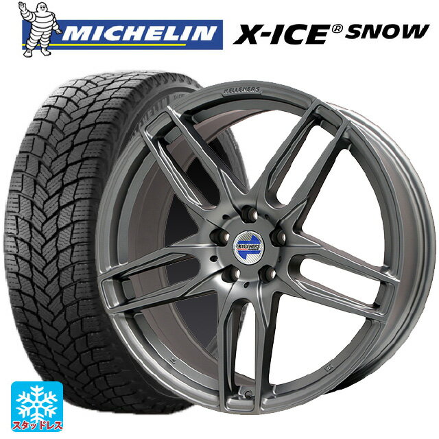 BMW 5シリーズ(G30/G31)用 245/45R18 100H XL ミシュラン 正規品 エックスアイス スノー # マインツ マットチタニウム 新品スタッドレスタイヤホイール 4本セット