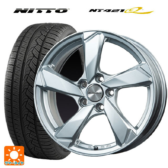 ランドローバー レンジローバー イヴォーク(LZ2系)用 235/55R19 105W XL ニットー NT421Q クロスエッジ シルバー 新品サマータイヤホイール 4本セット