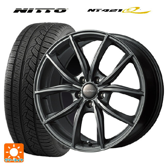 マセラティ レヴァンテ(MLE30系)用 265/50R19 110W XL ニットー NT421Q MPライン マットチタニウム 新品サマータイヤホイール 4本セット