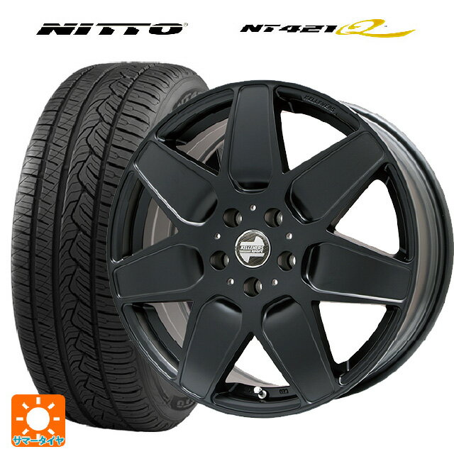 【6/15〜16限定 全品P5倍＆クーポン】ミニ ミニクロスオーバー(F60)用 225/55R17 101V XL ニットー NT421Q ケレナーズ エムセブン マットブラック 新品サマータイヤホイール 4本セット