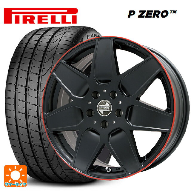 ミニ ミニ(F55/F56/F57)用 205/40R18 86Y XL AR ピレリ P ZERO 正規品 ケレナーズ エムセブン マットブラック/リムレッドライン 新品サマータイヤホイール 4本セット