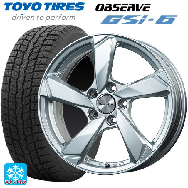 ランドローバー レンジローバー イヴォーク(LZ2系)用 225/65R17 102Q トーヨー オブザーブ GSI-6 クロスエッジ シルバー 新品スタッドレスタイヤホイール 4本セット