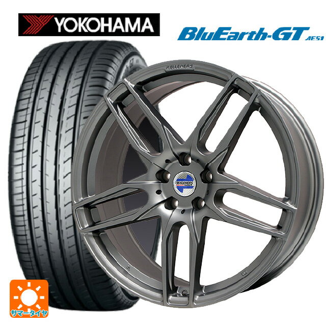 トヨタ スープラ(DB系)用 255/35R19 96W XL ヨコハマ ブルーアースGT AE51 マインツ マットチタニウム 新品サマータイヤホイール 4本セット