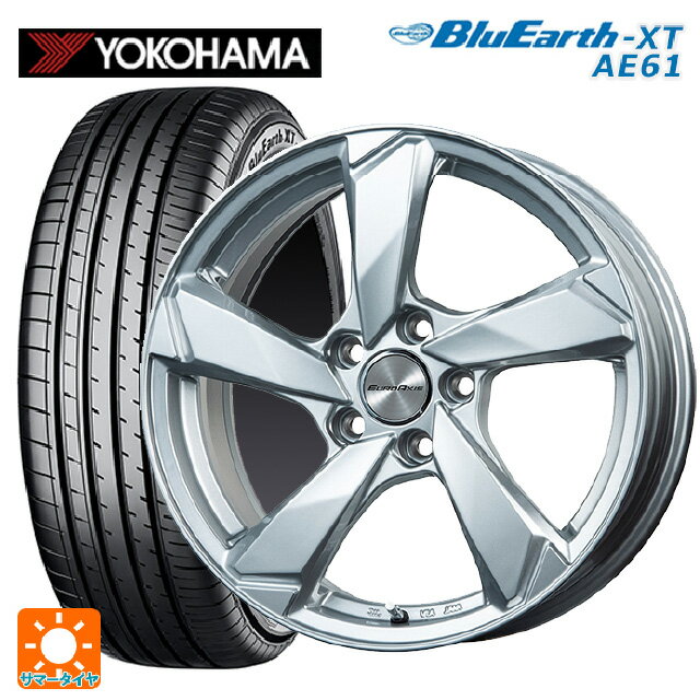 ランドローバー レンジローバー イヴォーク(LZ2系)用 235/60R18 103W ヨコハマ ブルーアースXT AE61 クロスエッジ シルバー 新品サマータイヤホイール 4本セット