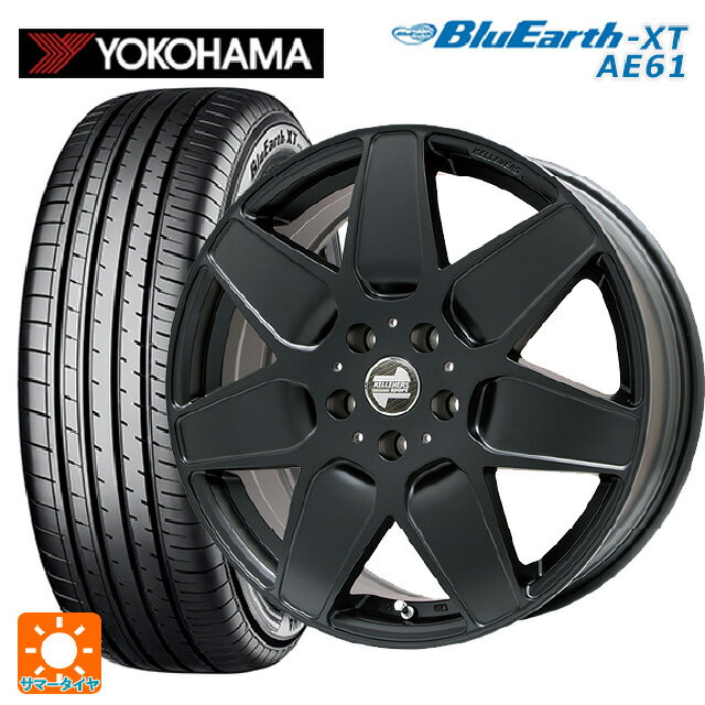 【6/11 1:59迄 全品ポイント5倍】ミニ ミニクロスオーバー(F60)用 225/50R18 95V ヨコハマ ブルーアースXT AE61 ケレナーズ エムセブン マットブラック 新品サマータイヤホイール 4本セット