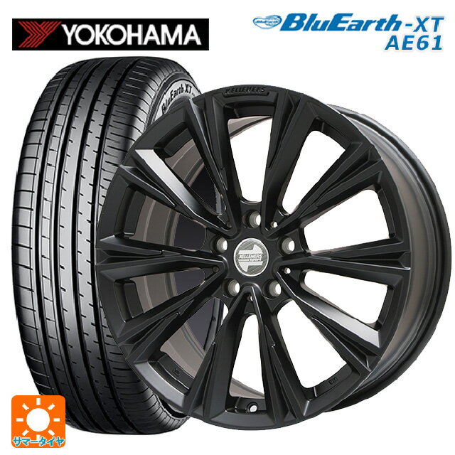 【6/11 1:59迄 全品ポイント5倍】ミニ ミニクロスオーバー(F60)用 225/50R18 95V ヨコハマ ブルーアースXT AE61 # ケレナーズ エックスライン マットブラック 新品サマータイヤホイール 4本セット
