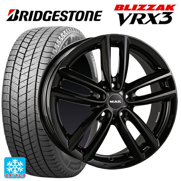 ミニ ミニクラブマン(F54)用 205/55R16 91Q ブリヂストン ブリザック VRX3 正規品 マック オックスフォード グロスブラック 新品スタッドレスタイヤホイール 4本セット