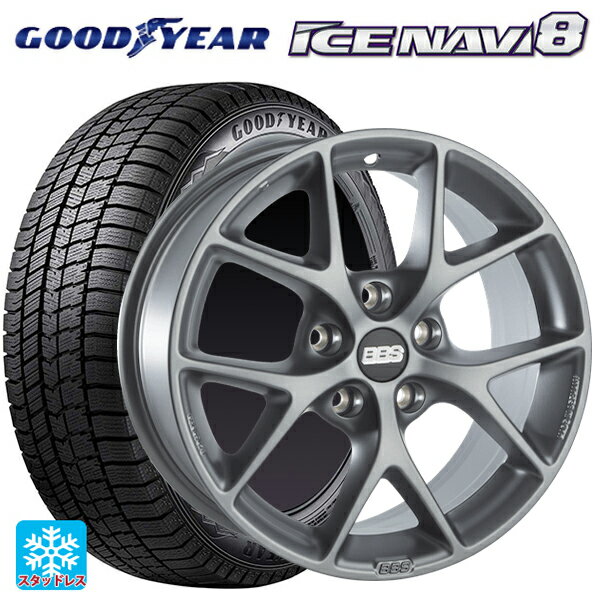 メルセデスベンツ Eクラス(W213)用 225/55R17 97Q グッドイヤー アイスナビ8 SR005 ヒマラヤサテングレー 新品スタッドレスタイヤホイール 4本セット