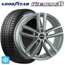 ミニ ミニクロスオーバー(F60)用 225/55R17 97Q グッドイヤー アイスナビ8 マック オックスフォード シルバー 新品スタッドレスタイヤホイール 4本セット