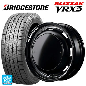 215/65R16 98Q ブリヂストン ブリザック VRX3 # 正規品 マルカサービス ガルシア シスコ ブラックムーンエディション セミグロスブラック＋リムヴァーレイポリッシュ＋セミグロスプレーンパッケージ 16-5.5J 国産車用 スタッドレスタイ