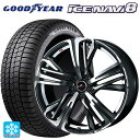 【5/9 20時〜 最大3万円OFFクーポン】スバル レガシィアウトバック(BS系)用 2024年製 225/60R18 100Q グッドイヤー アイスナビ8 # ウェッズ レオニス AR PBMC 新品スタッドレスタイヤホイール 4本セット(2)