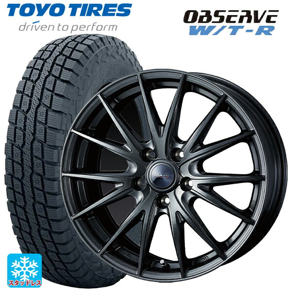 235/70R16 106Q トーヨー オブザーブ W/T-R ウェッズ ヴェルバ スポルト2 # ディープメタル2 16-6.5J 国産車用 スタッドレスタイヤホイール4本セット