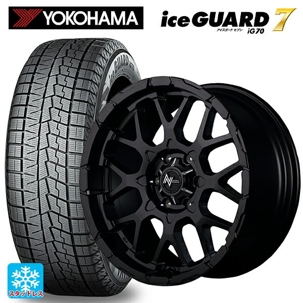 【6/11 1:59迄 全品ポイント5倍】215/65R16 98Q ヨコハマ アイスガード7(IG70) エムアイディー ナイトロパワー M28バレット セミグロスブラック 16-7J 国産車用 スタッドレスタイヤホイール4本セット