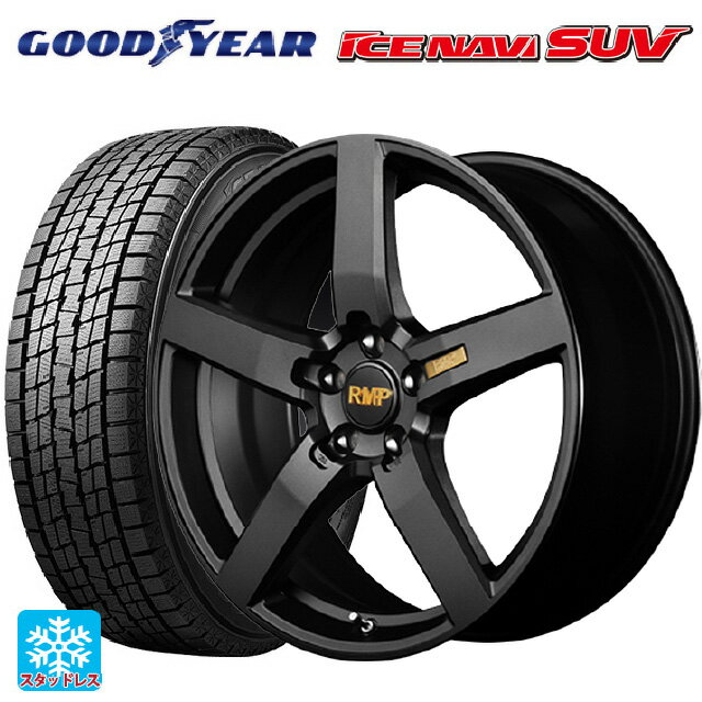 【6/22 20時〜 全品P5倍＆クーポン】ニッサン エクストレイル(33系)用 2024年製 235/60R18 107Q XL グッドイヤー アイスナビ SUV エムアイディー MID エクスクルーシブ 050F セミグロスガンメタ 新品スタッドレスタイヤホイール 4本セット