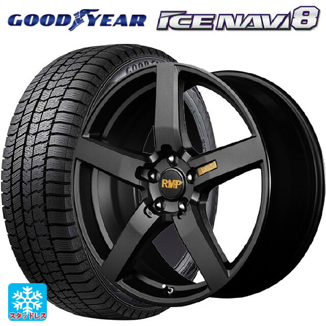 ホンダ ZR-V(RZ4)用 225/55R18 98Q グッドイヤー アイスナビ8 RMP 050F セミグロスガンメタ 新品スタッドレスタイヤホイール 4本セット