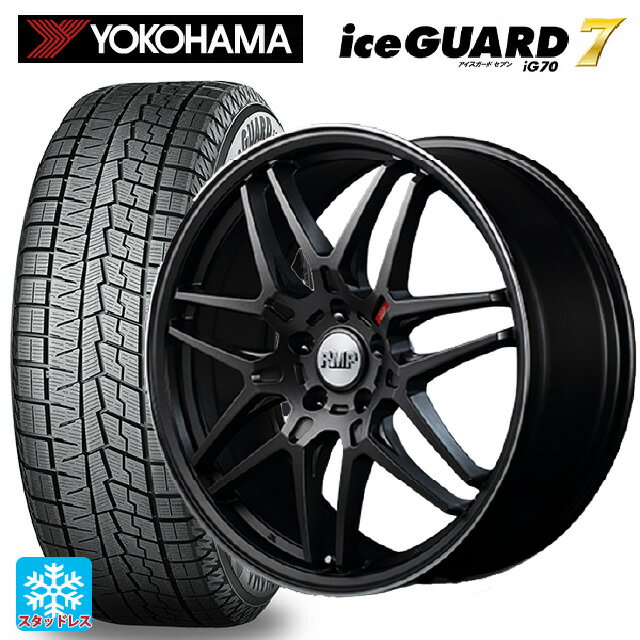 トヨタ GRヤリス(PA系)用 235/40R18 95Q ヨコハマ アイスガード7(IG70) エムアイディー MID エクスクルーシブ 720F セミグロスガンメタ/リムポリッシュ 新品スタッドレスタイヤホイール 4本セット