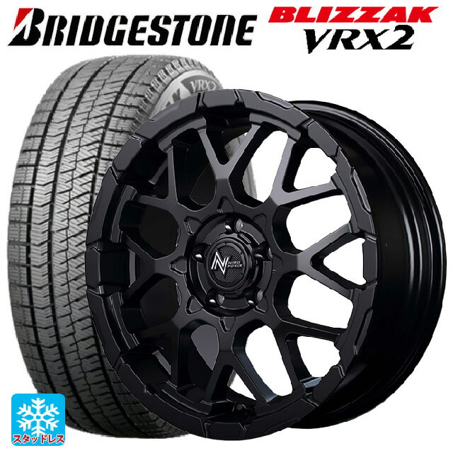 2024年製 225/50R18 95Q ブリヂストン ブリザック VRX2 正規品 エムアイディー ナイトロパワー M28バレットエス(訳あり) セミグロスブ...