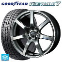 【10/27 10:59迄 全品P5倍&クーポン】215/45R17 87Q グッドイヤー アイスナビ7(数量限定) # ウェッズ レオニス ナヴィア07 HSB 17-7J 国産車用 スタッドレスタイヤホイール4本セット
