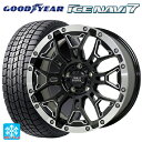 トヨタ ノア(90系)用 205/60R16 92Q グッドイヤー アイスナビ7(数量限定) # ホットスタッフ バークレイハードロック エルバート BSM/P 新品スタッドレスタイヤホイール 4本セット