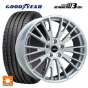 【5/9 20時〜 最大3万円OFFクーポン】ジャガー F-PACE(DC系)用 235/65R18 106W グッドイヤー イーグル F1 アシメトリック3 SUV 阿部商会 レイブリック イグレット スパークシルバー 新品サマータイヤホイール 4本セット(2)