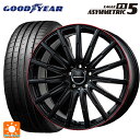 【5/9 20時〜 最大3万円OFFクーポン】メルセデスベンツ CLA(C118)用 225/40R19 93Y XL グッドイヤー イーグル F1 アシメトリック5 エアフルト マットブラック/レッドリム 新品サマータイヤホイール 4本セット