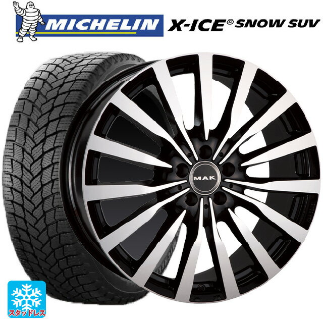 メルセデスベンツ Gクラス(W463)用 275/50R20 113T XL ミシュラン 正規品 エックスアイス スノー SUV # マック クローネ ブラックミラー 新品スタッドレスタイヤホイール 4本セット