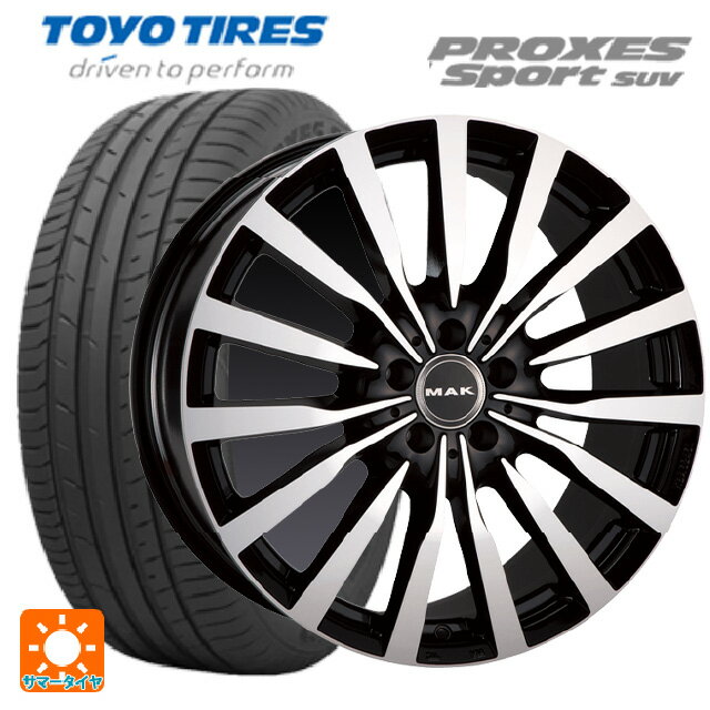 メルセデスベンツ Gクラス(W463)用 265/60R18 110V トーヨー プロクセス スポーツ SUV マック クローネ ブラックミラー 新品サマータイヤホイール 4本セット