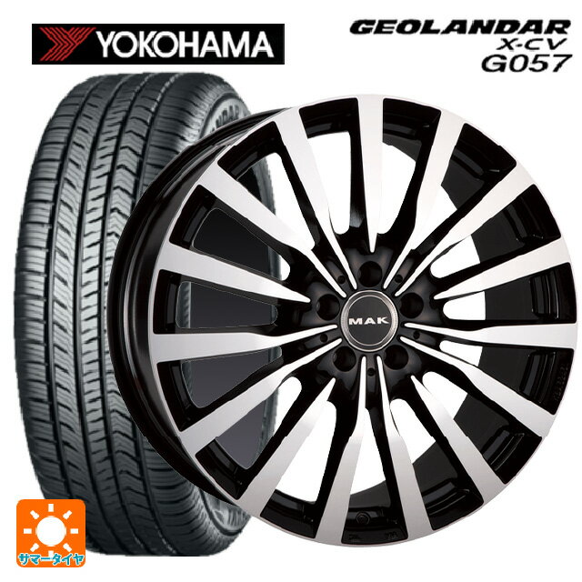 【5/25限定抽選で100％ポイントバック】メルセデスベンツ GLC AMG GLC43(X253)用 255/45R20 105W XL ヨコハマ ジオランダー X-CV G057 マック クローネ ブラックミラー 新品サマータイヤホイール 4本セット